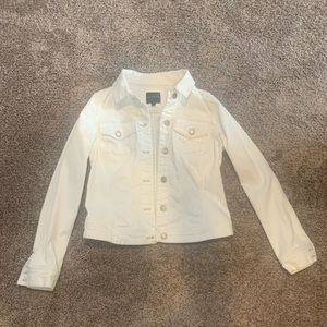The Limited White Denim Jacket